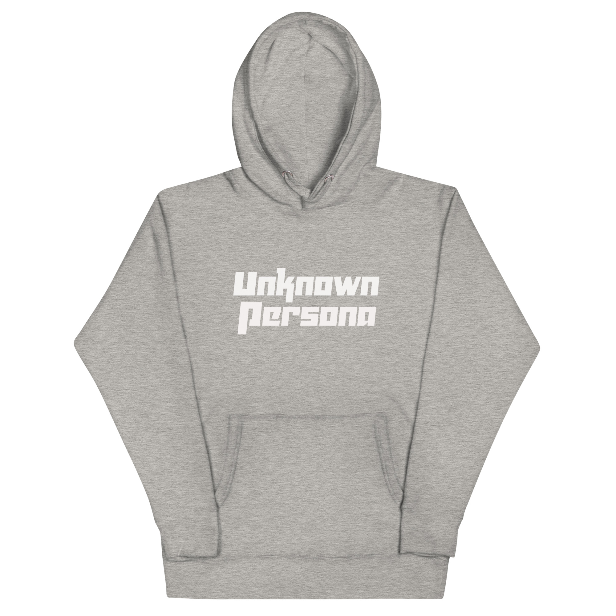 Unknown Persona | Unisex Hoodie - White Logo - Image 2